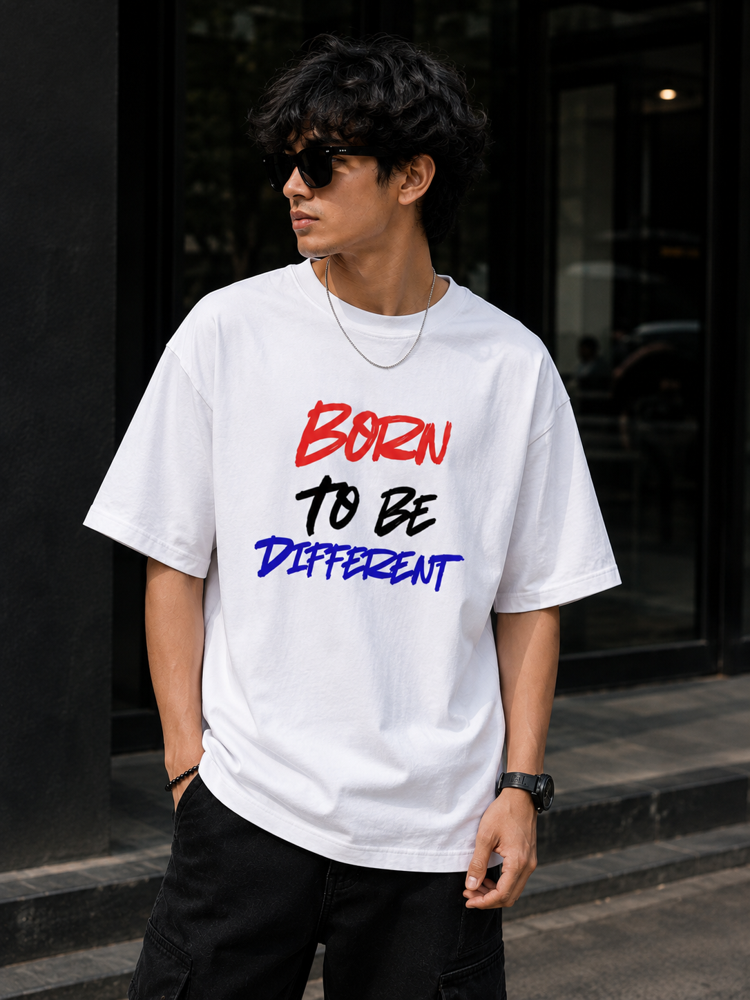 Born to be Different Unisex Oversized Standard T-Shirt |Zenvibe