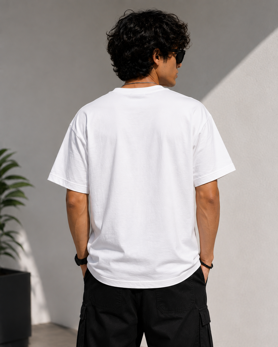 No Excuses white Unisex Oversized T-Shirt |ZENVIBE